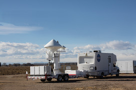 3.0m ka ku Dual Radar Trailer Mounted Greenbelt MD NASA OS